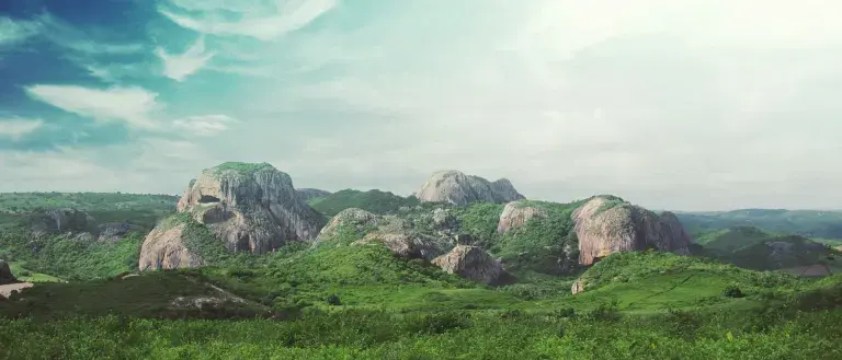 South American rocky Brazilian landscape