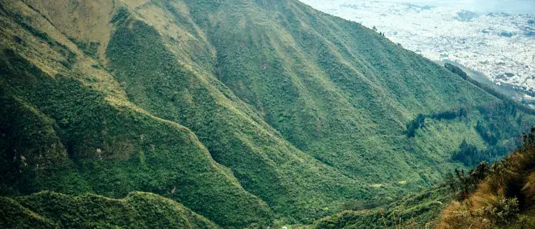Equador mountain range