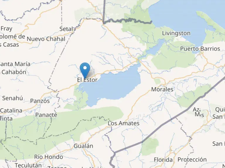 Map of El Estor