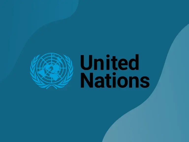 Image shows United Nations Logo