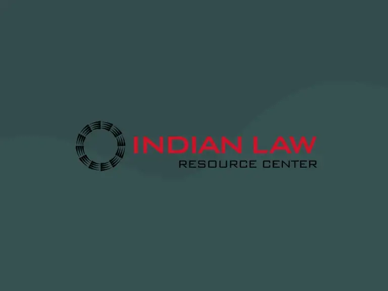 The image shows the Indian Law Resource logo on a green background.