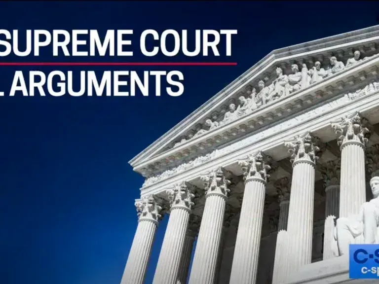 Screenshot of Indian Law Resource Center video: U.S. Supreme Court oral argument U.S. v. Cooley